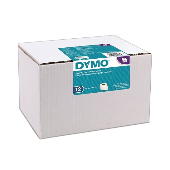 Dymo 54mm x 101mm Genuine LabelWriter Shipping Labels - 220 Labels/Roll